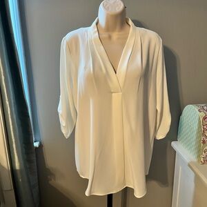 Calvin Klein Ivory Women's Blouse